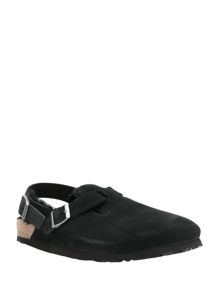 Birkenstock Closed-Toe Black Sandals With Adjustable Strap