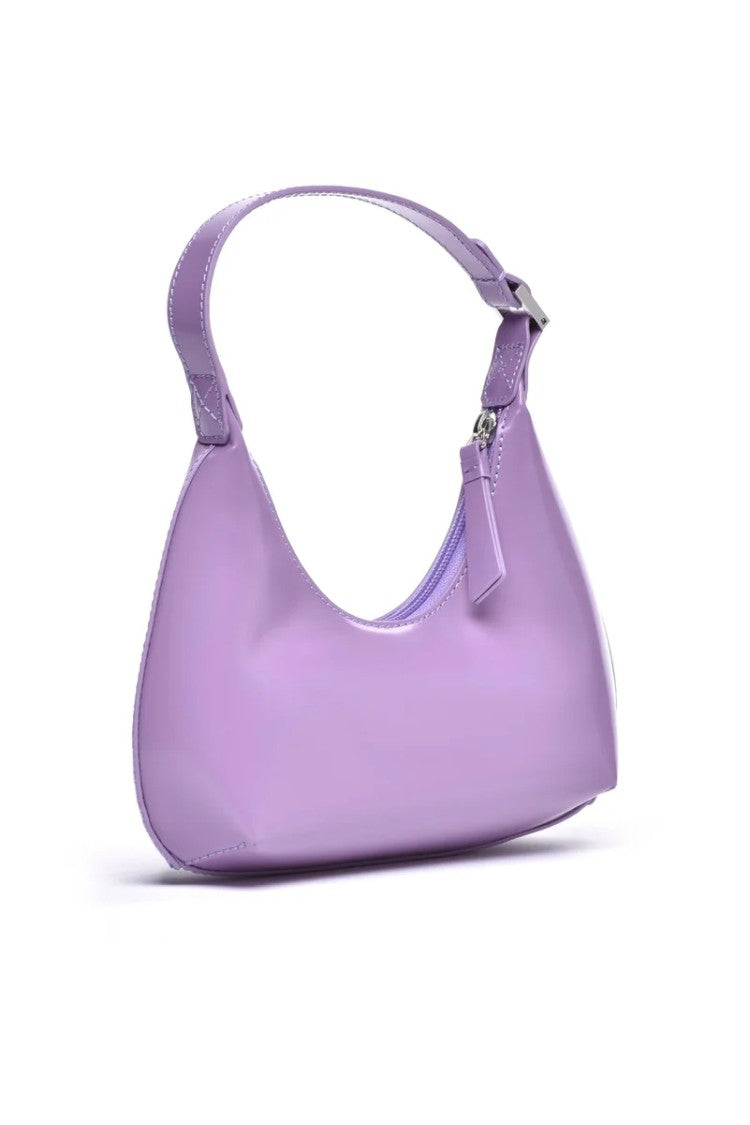 By Far Leather Hand Bag - Purple