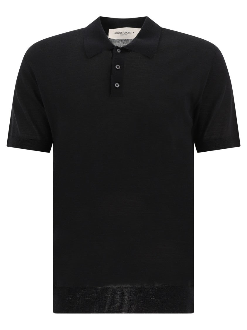 Golden Goose Merino Wool Polo Shirt
