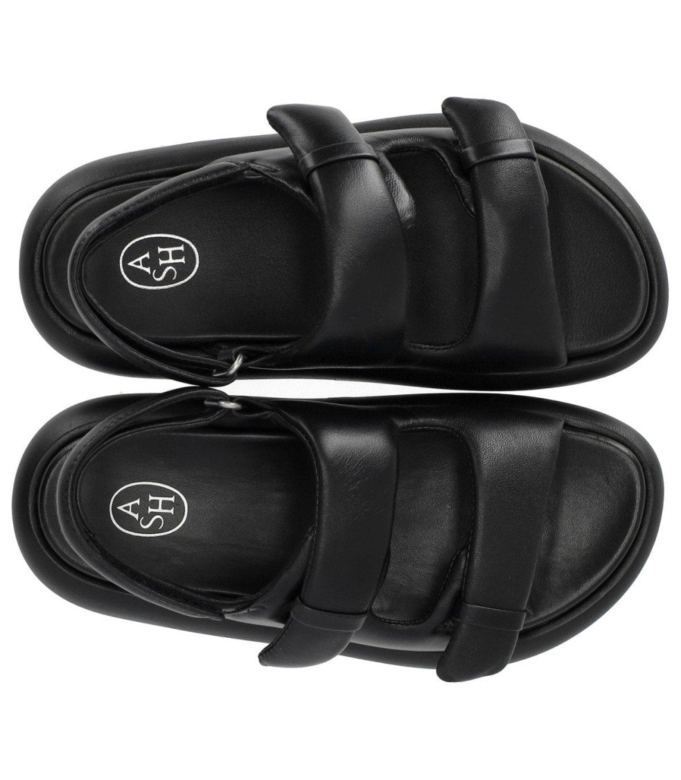 Ash Vinci Black Platform Sandal