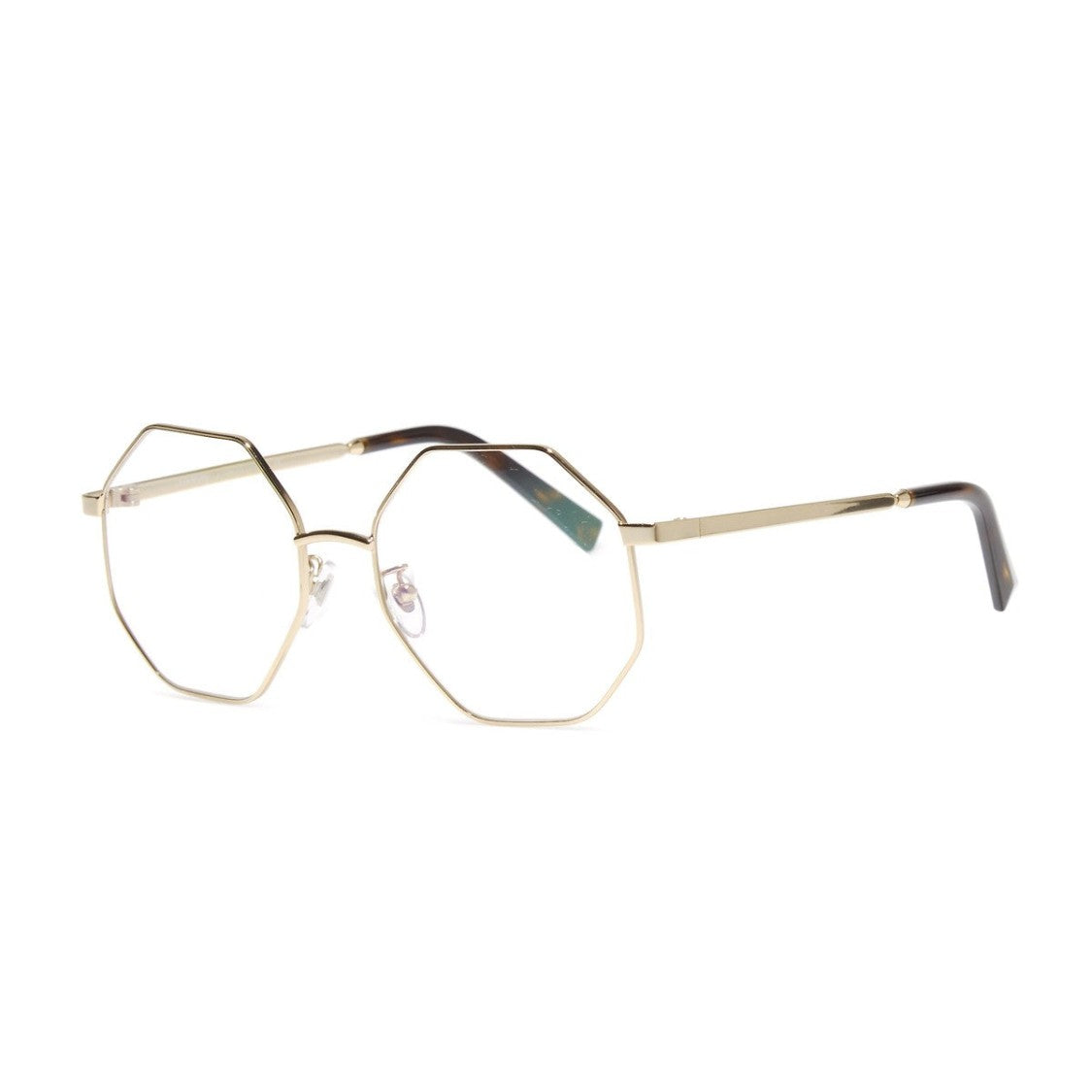 Bob Sdrunk Gold Isabella Metal Octagonal Sunglasses