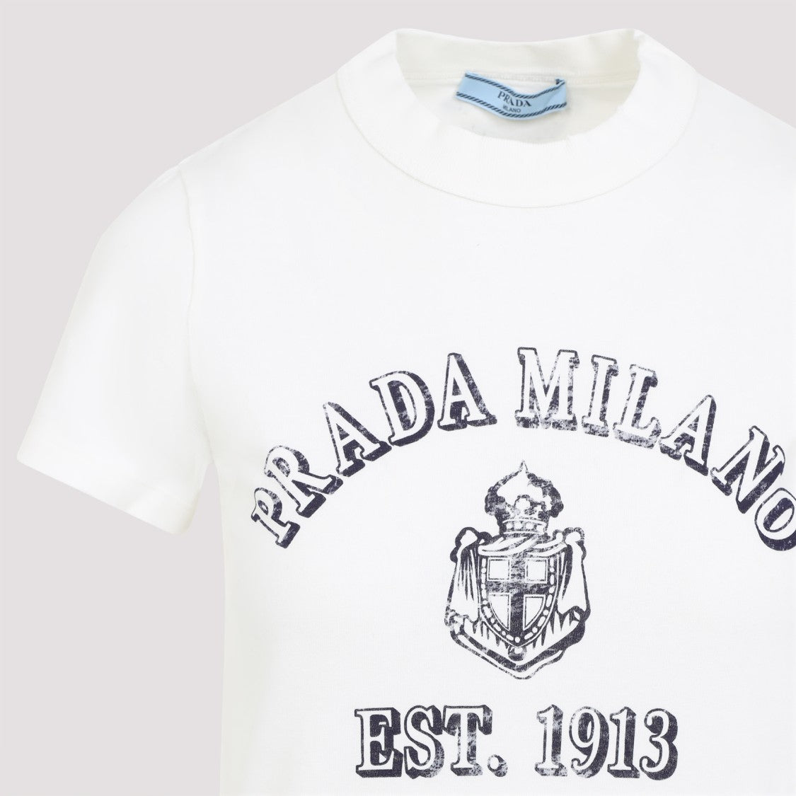 Prada White Cotton T-Shirt