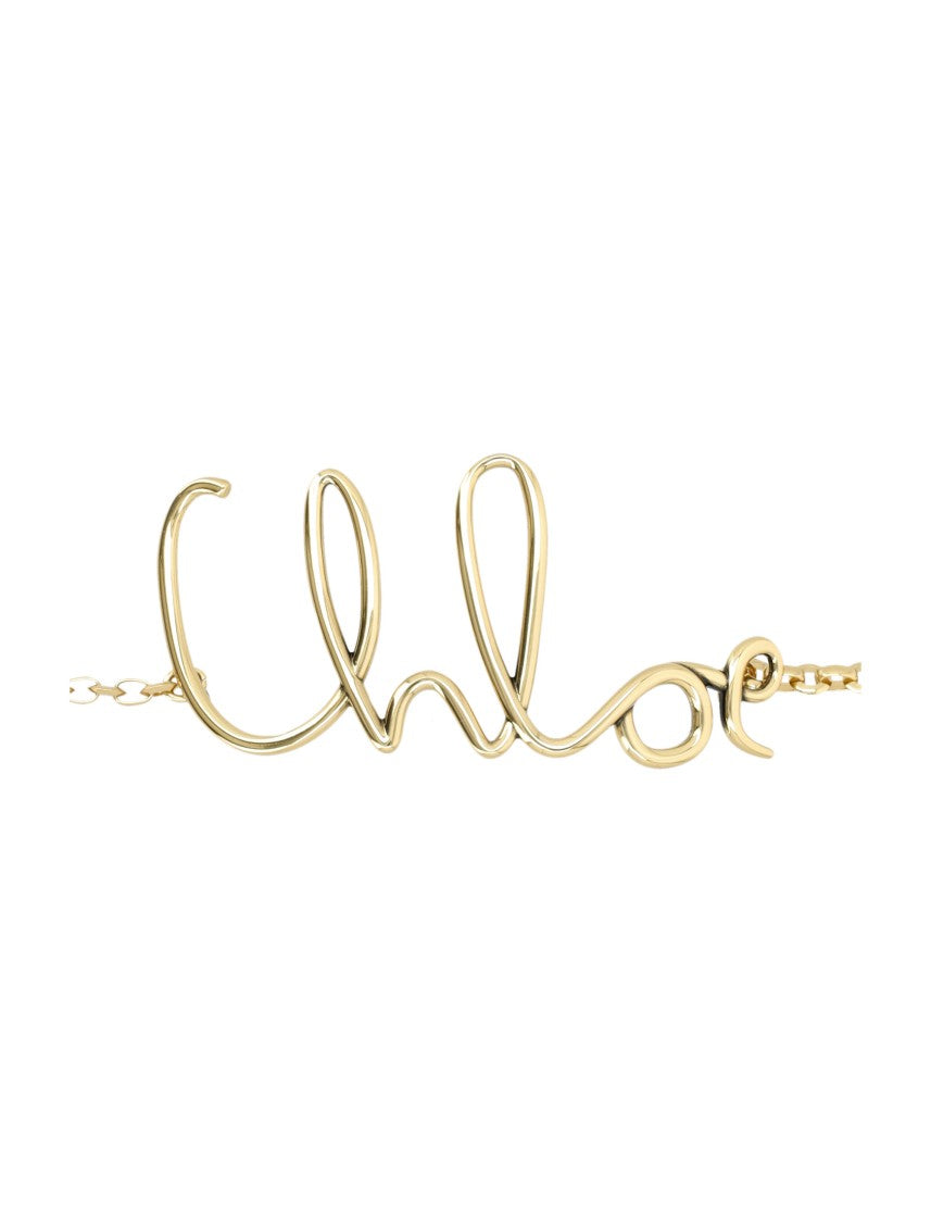 Chloé Iconic Small Chain Belt In Gold