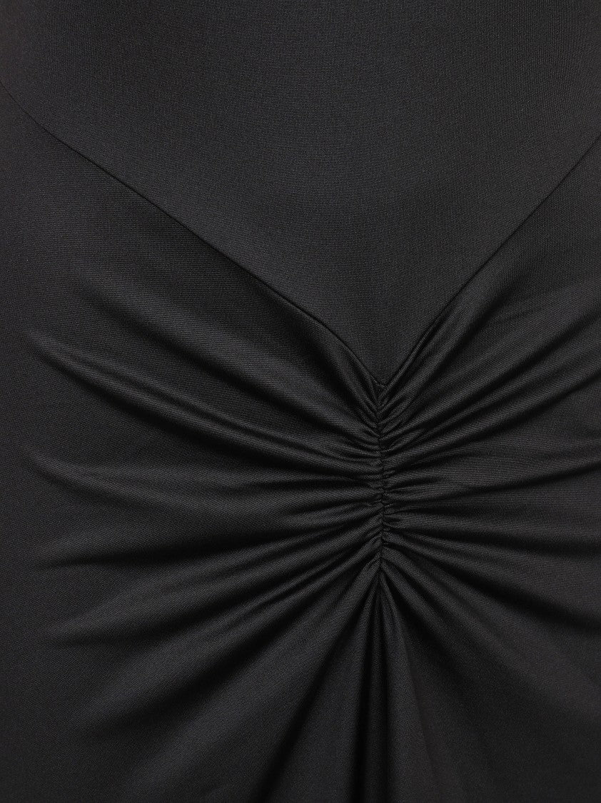 Victoria Beckham Fitted Bodice Maxi Dress