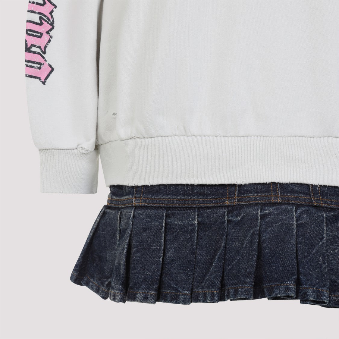 Balenciaga Hybrid White Cotton Mini Dress