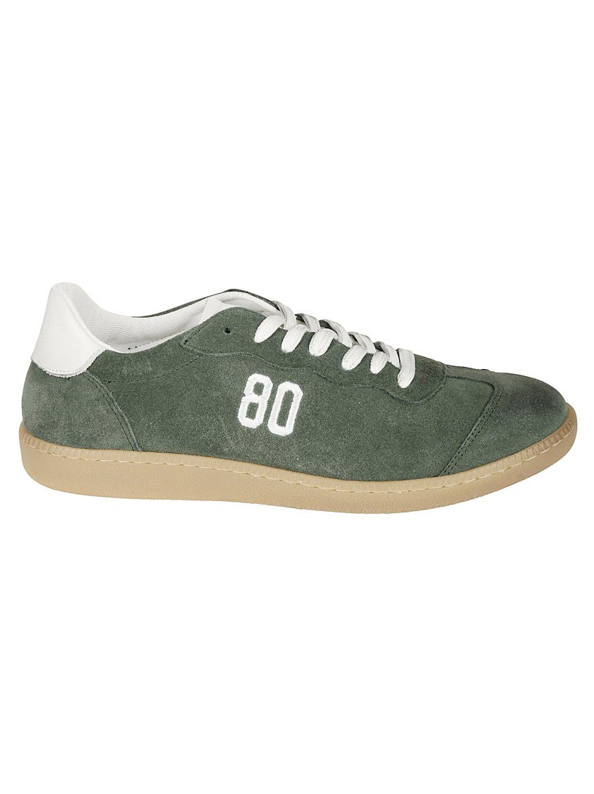 Be980 Crust Leather Sneakers