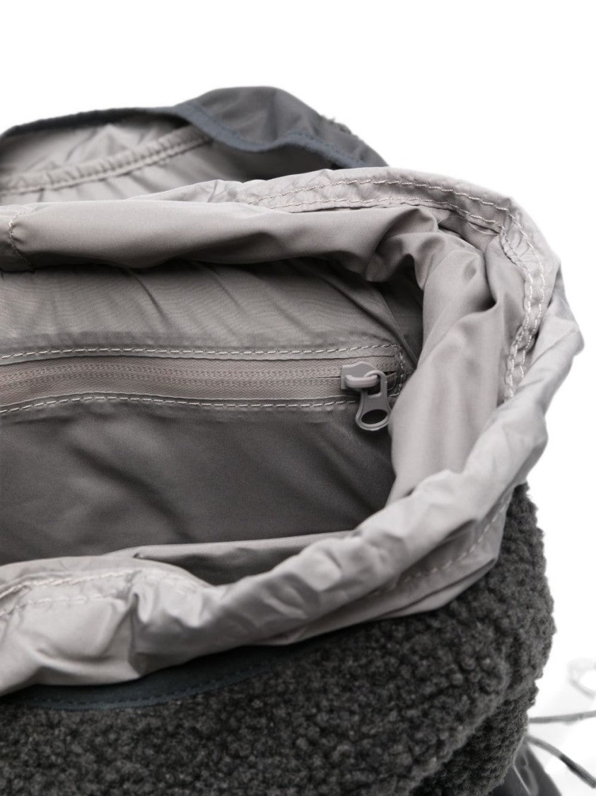 Adidas By Stella Mccartney Black Fabric Textured Backpack