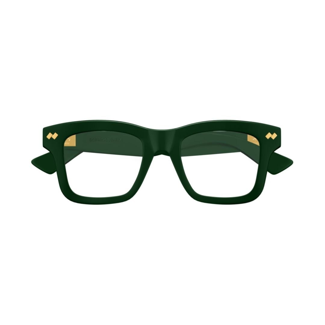 Bottega Veneta Eyeglasses Bv1353o 008 Green Green Transpare 51/20/145