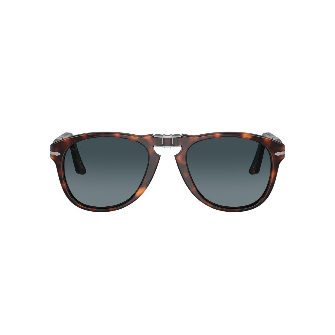 Persol 0Po0714 Round Tortoiseshell Acetate Sunglasses With Keyhole Bridge