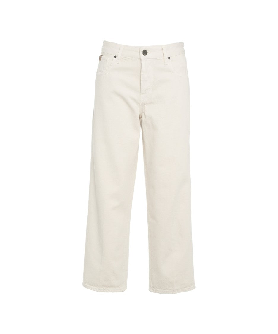 Jacob Cohen Straight Leg Jeans With Timeless Five-Pocket