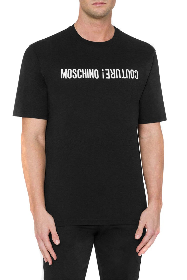 Moschino Black Cotton T-Shirt