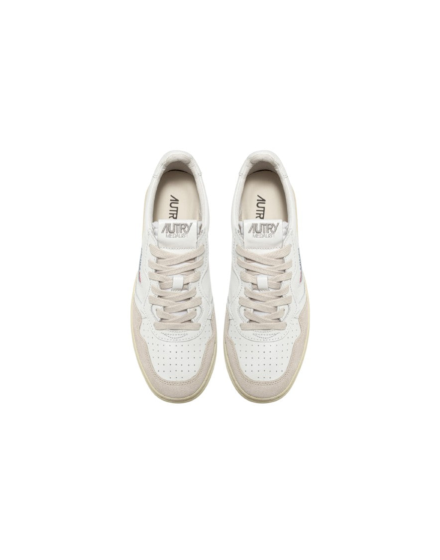 Autry Medalist Low Men’S White/Beige Sneakers