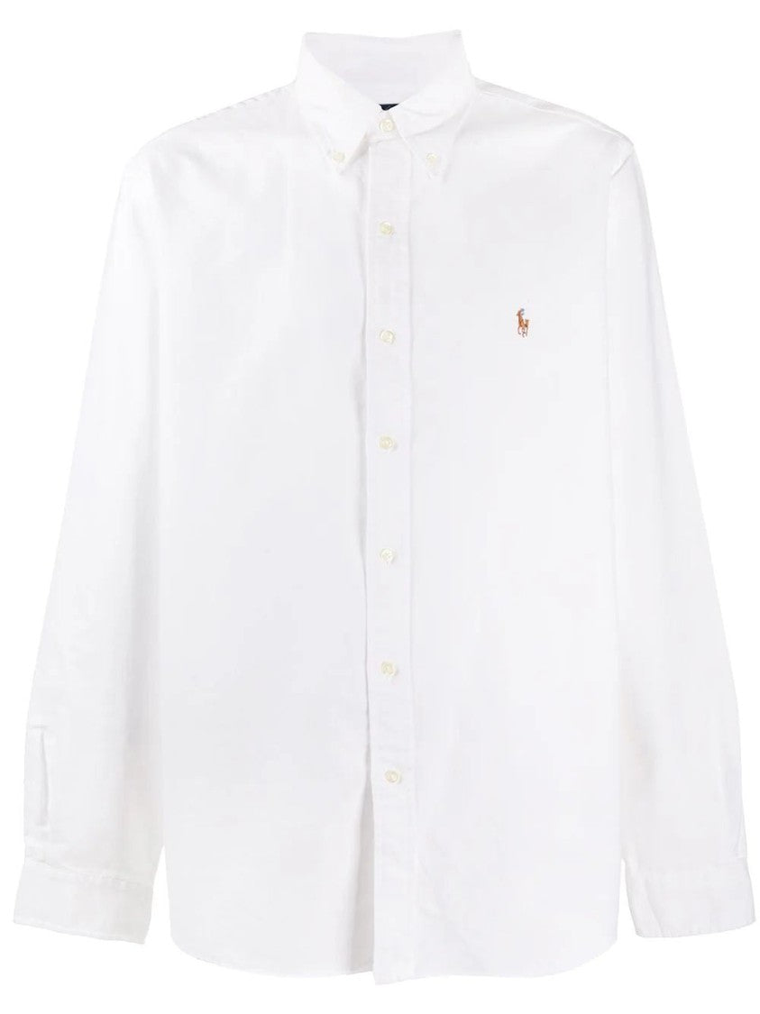 Polo Ralph Lauren Classic White Long Sleeve Button-Down Shirt