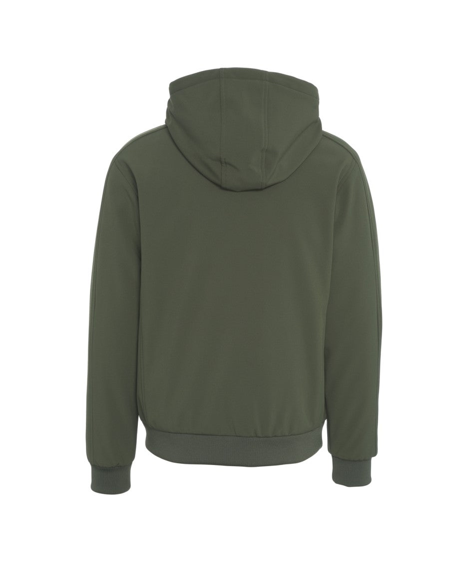Add Hooded Jacket With And Zippered Pockets