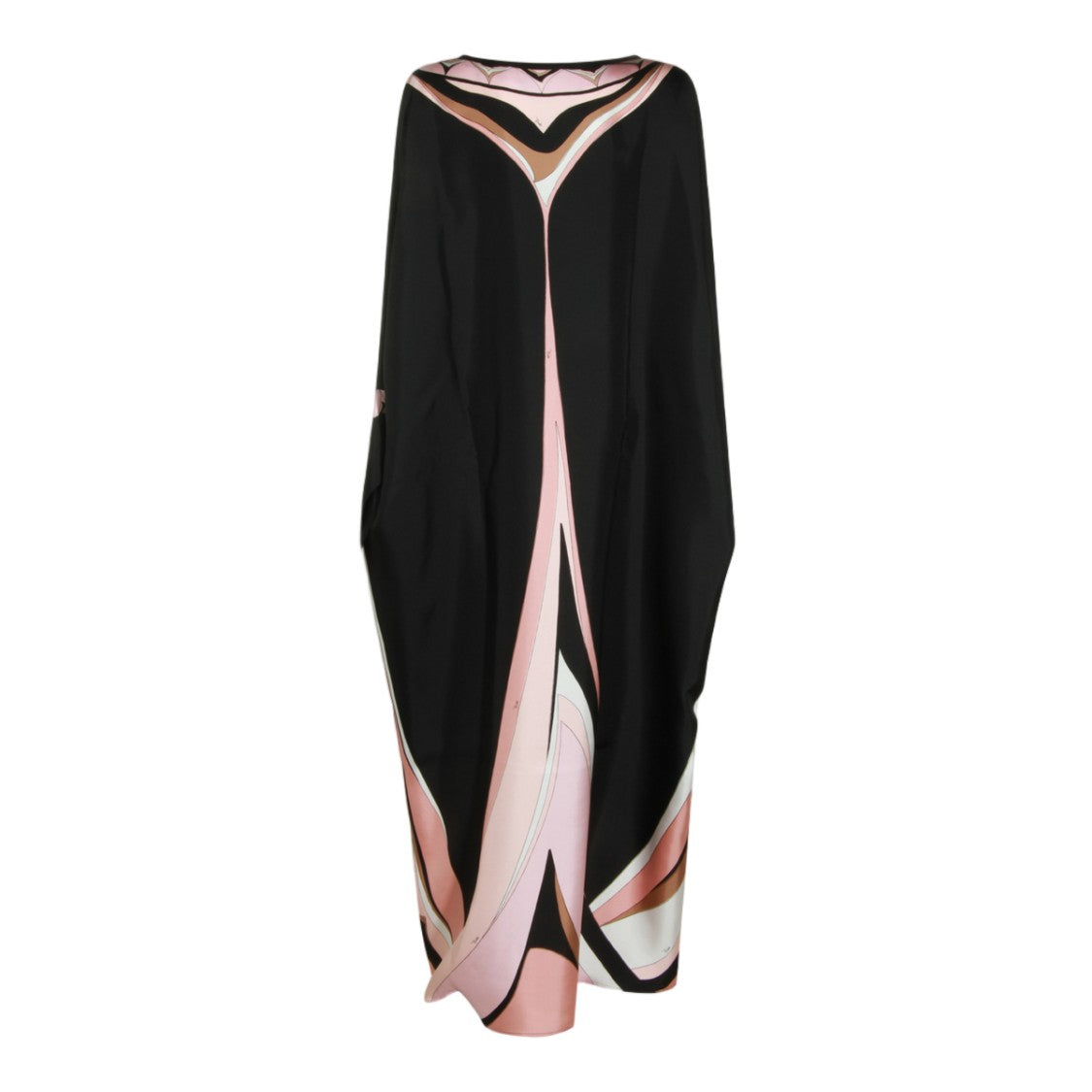 Emilio Pucci Geometric Pattern Maxi Dress With Flowing Silhouette
