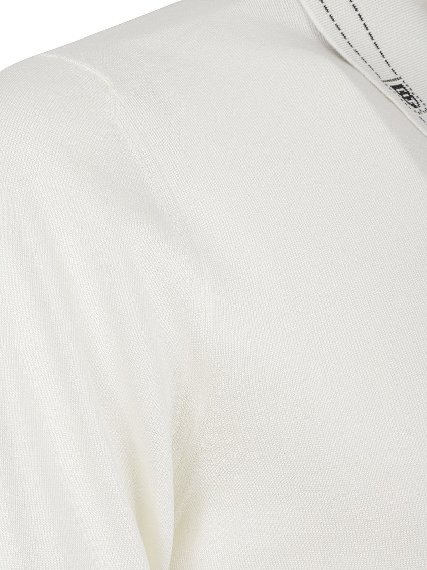 Dolce & Gabbana Silk Polo Shirt With Classic Collar