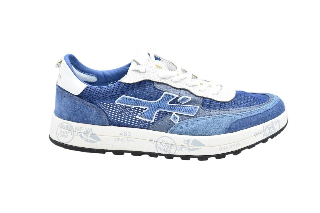 Premiata Blue Refined Innovation Essential Performance Shoes
