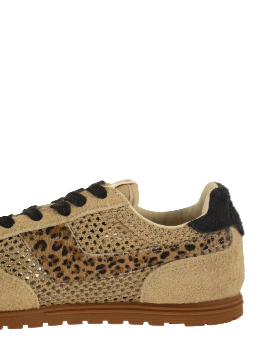 Autry Windspin - Suede And Mesh Trainers