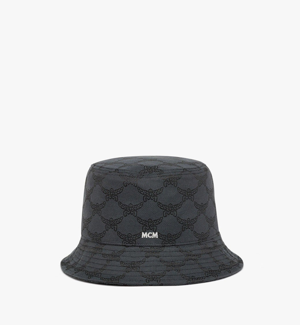Mcm Jacquard Bucket Hat With Lauretos Monogram