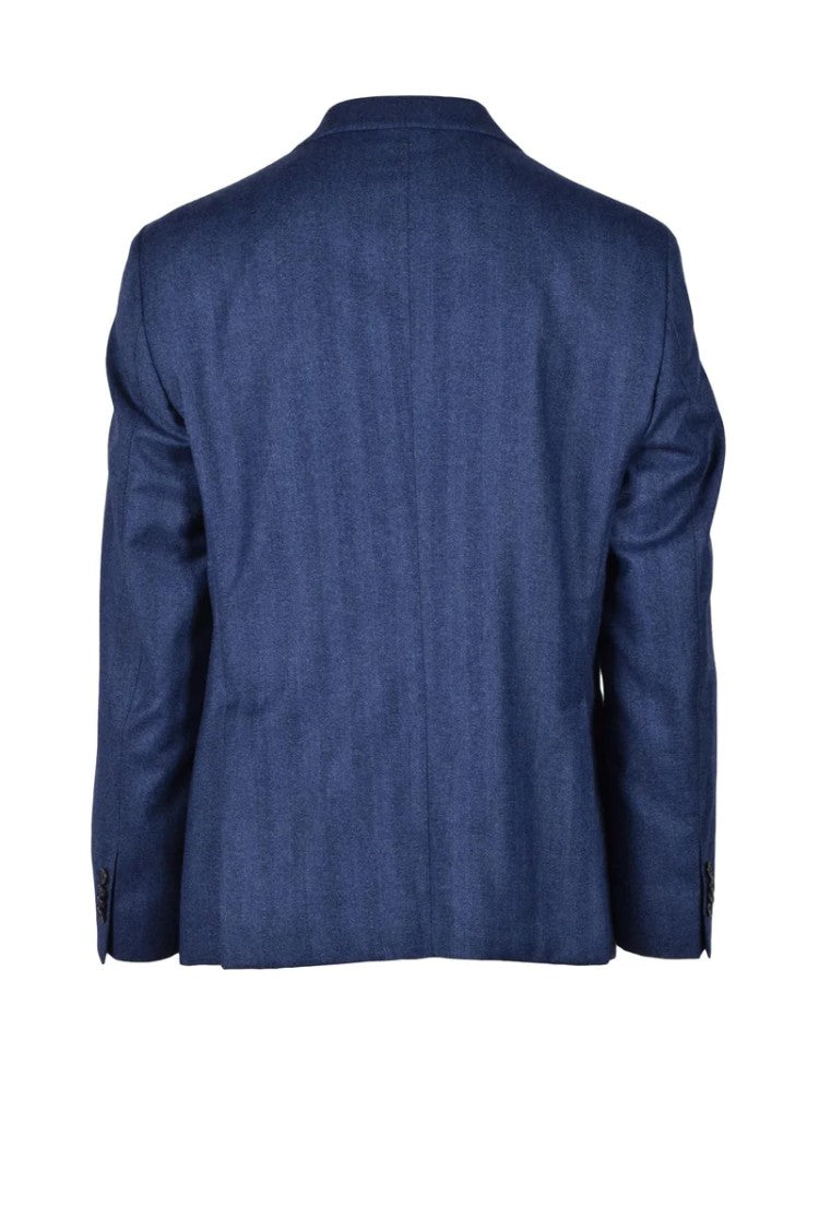 Ambrosio Virgin Wool Jacket - Blue
