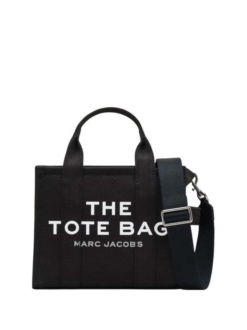 Marc Jacobs Structured Rectangular Tote With Detachable Shoulder Strap And Bold Branding