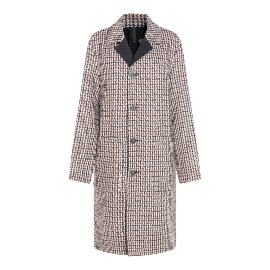 Mackage Tailored Houndstooth Coat With Notched Lapel
