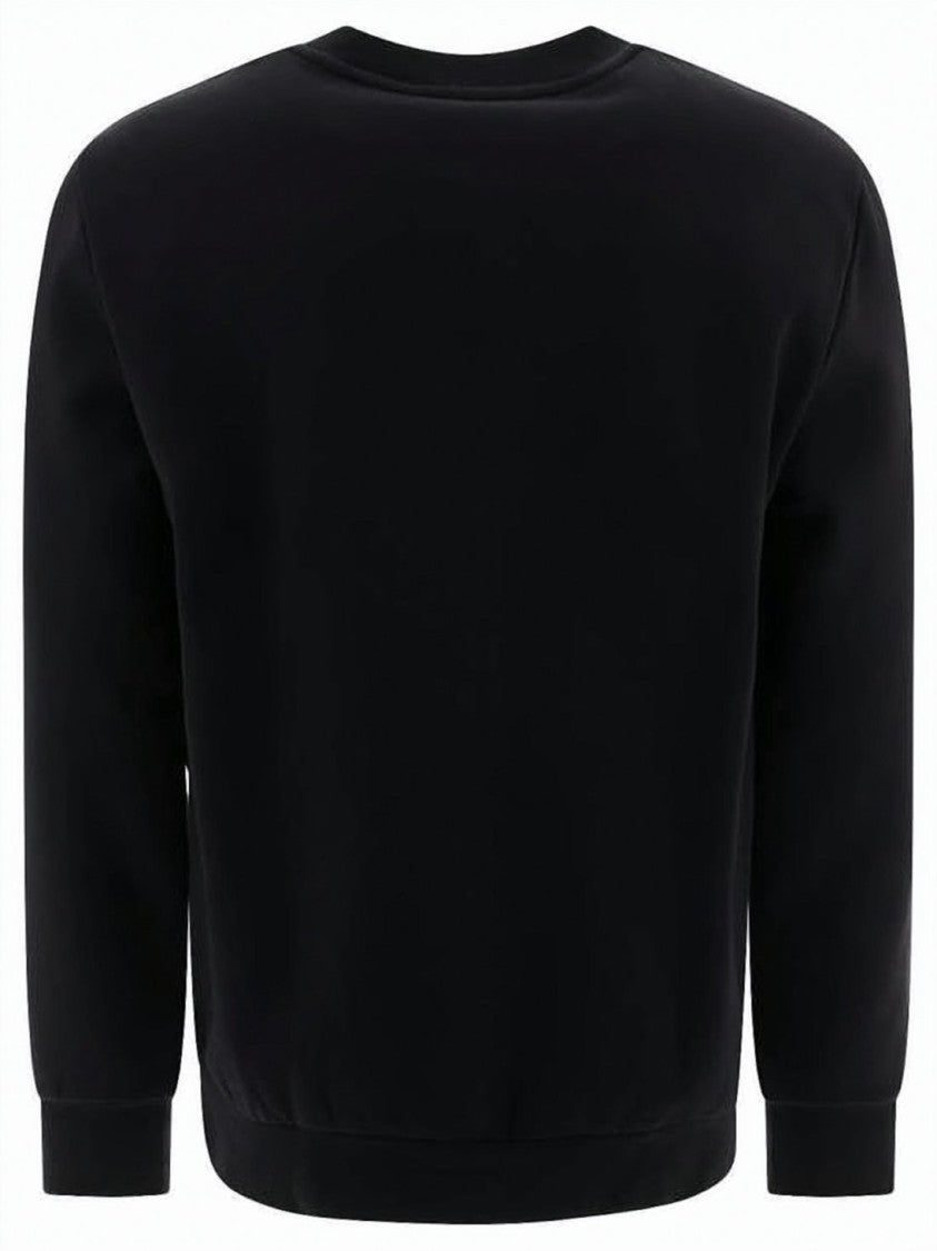 A.P.C. Minimalist Long-Sleeve Black Tee With Iconic Logo