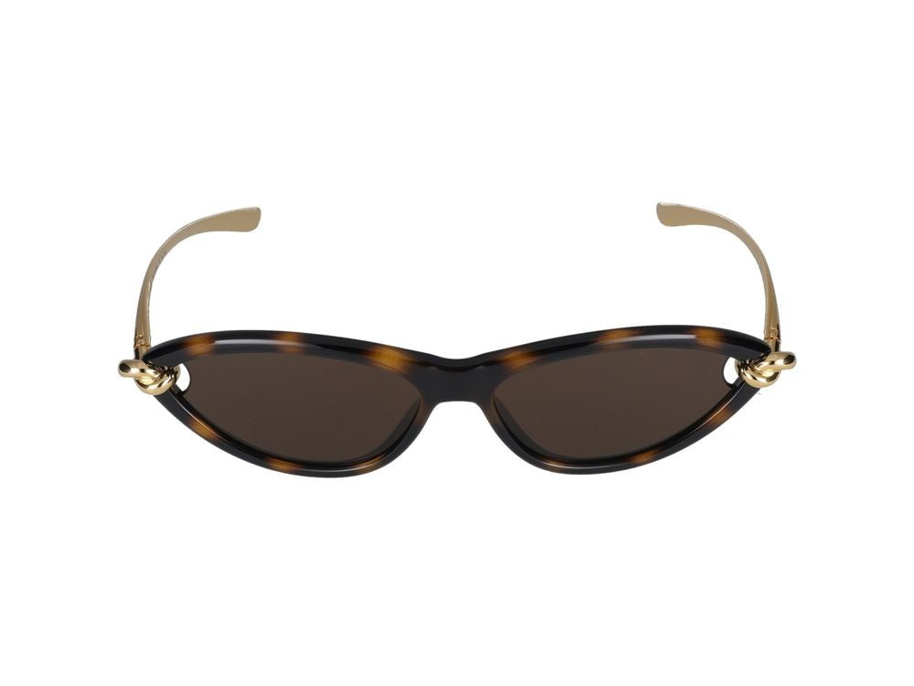 Bottega Veneta Sunglasses Bv1390s 002 Havana Gold Brown 56/14/145