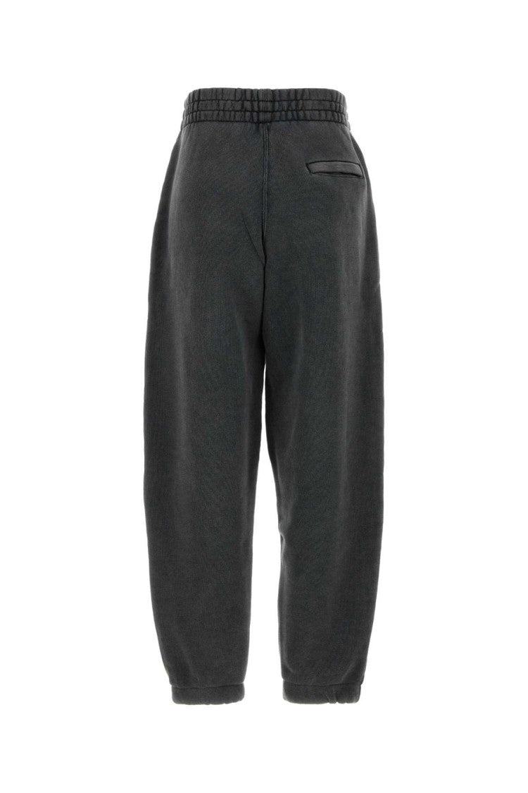 T By Alexander Wang Charcoal Cotton Joggers
