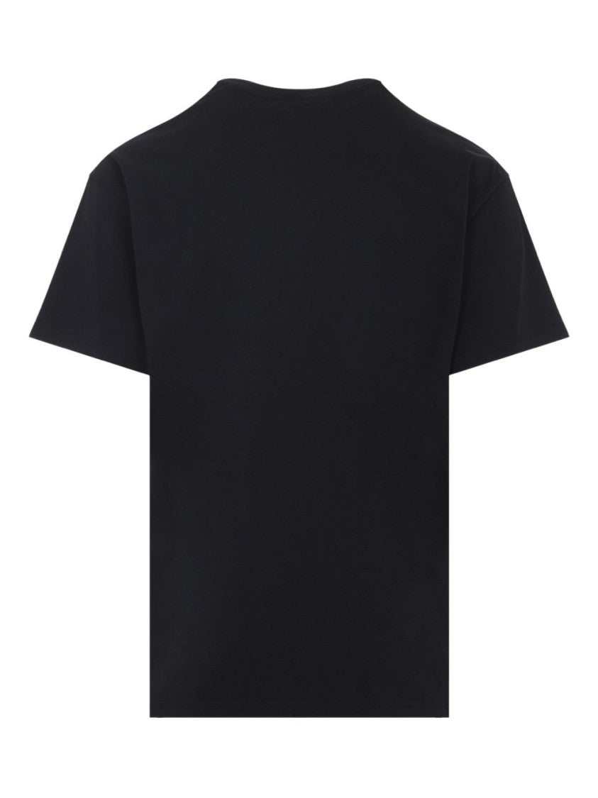 Givenchy Black Classic Short-Sleeve Tonal Patch Cotton T-Shirt