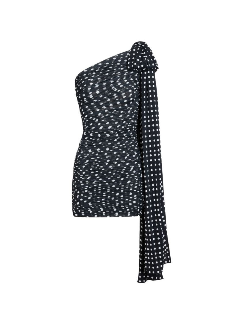 Patou Blue Silk And Nylon Evening Dress