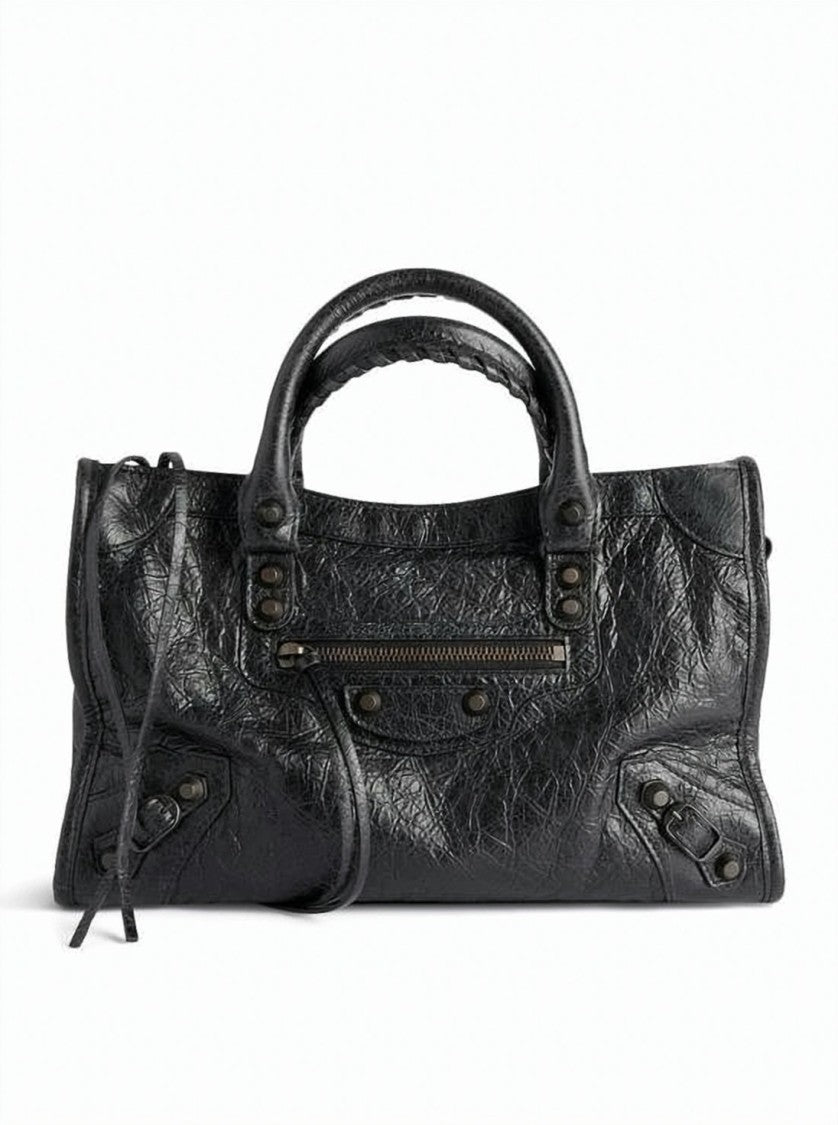 Balenciaga Volcanic Rock Le City Small Lambskin Bag