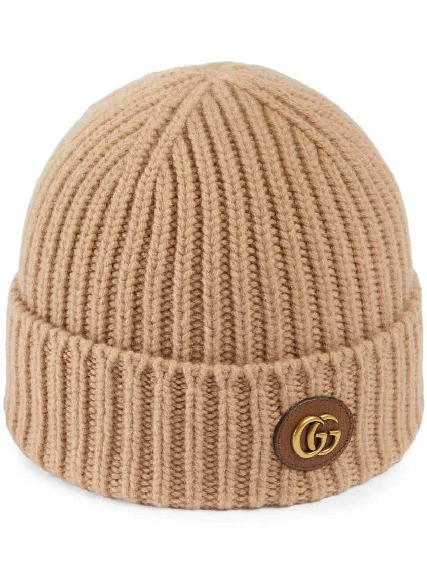 Gucci Victor Ribbed Wool Cashmere Beanie