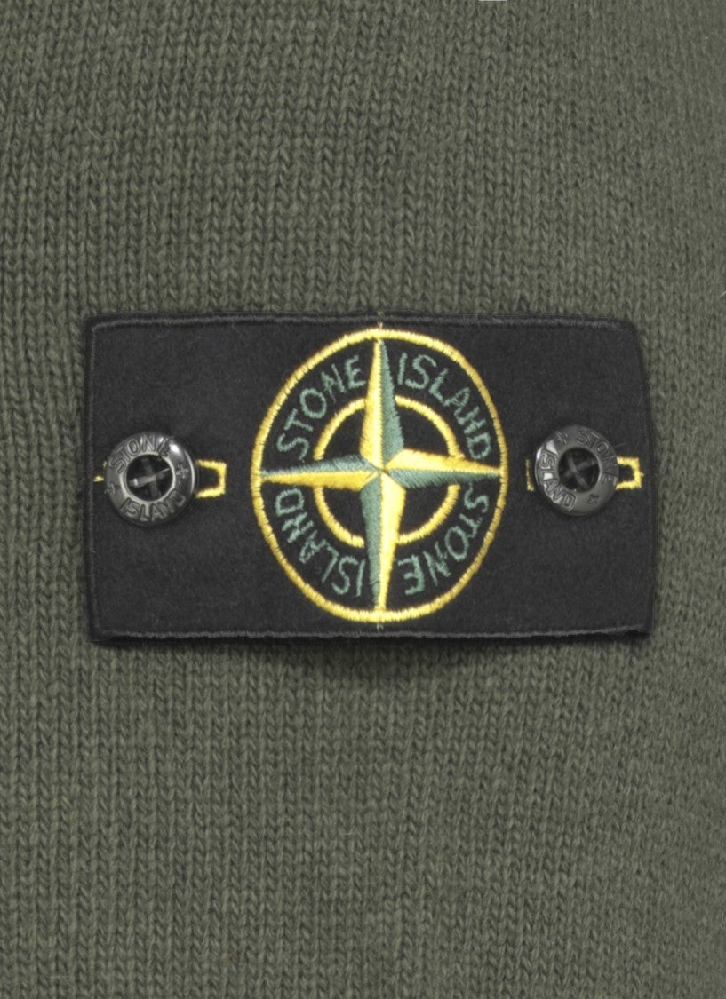Stone Island High Neck Wool Sweater