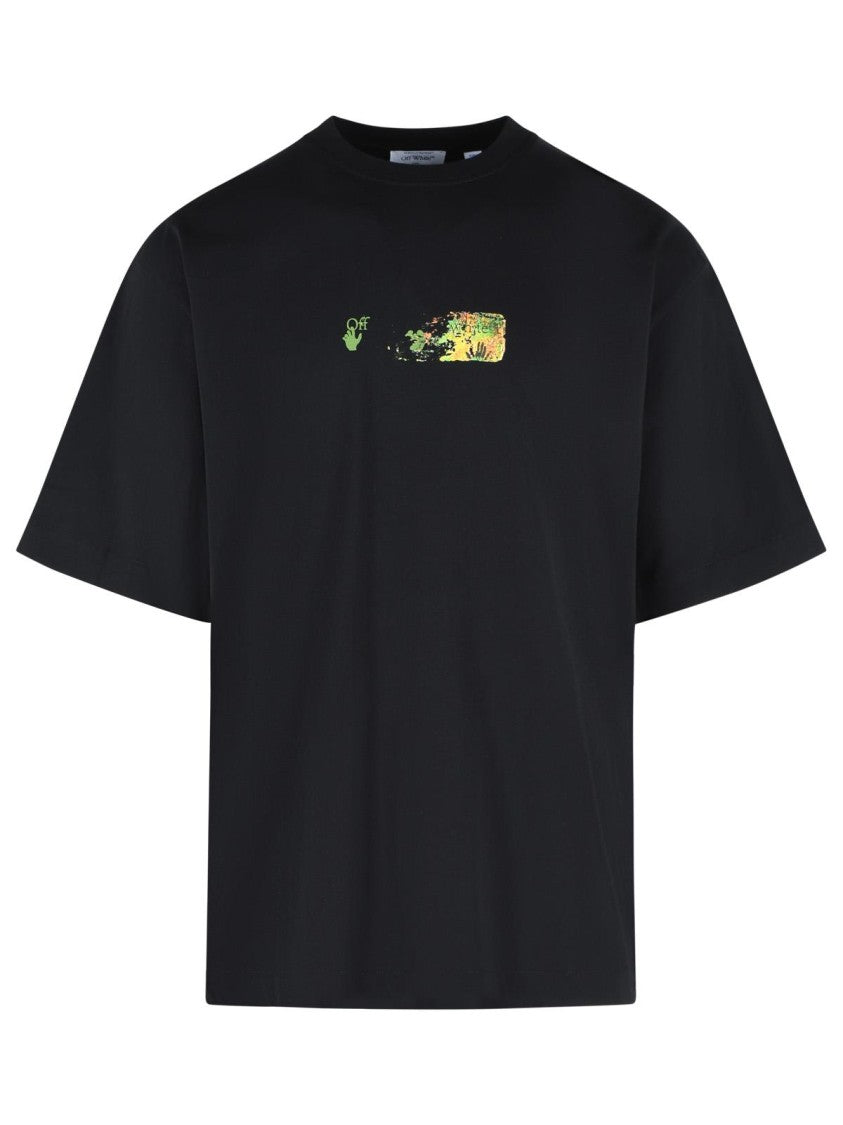 Off-White 'Spices Arrow' Black Cotton T-Shirt