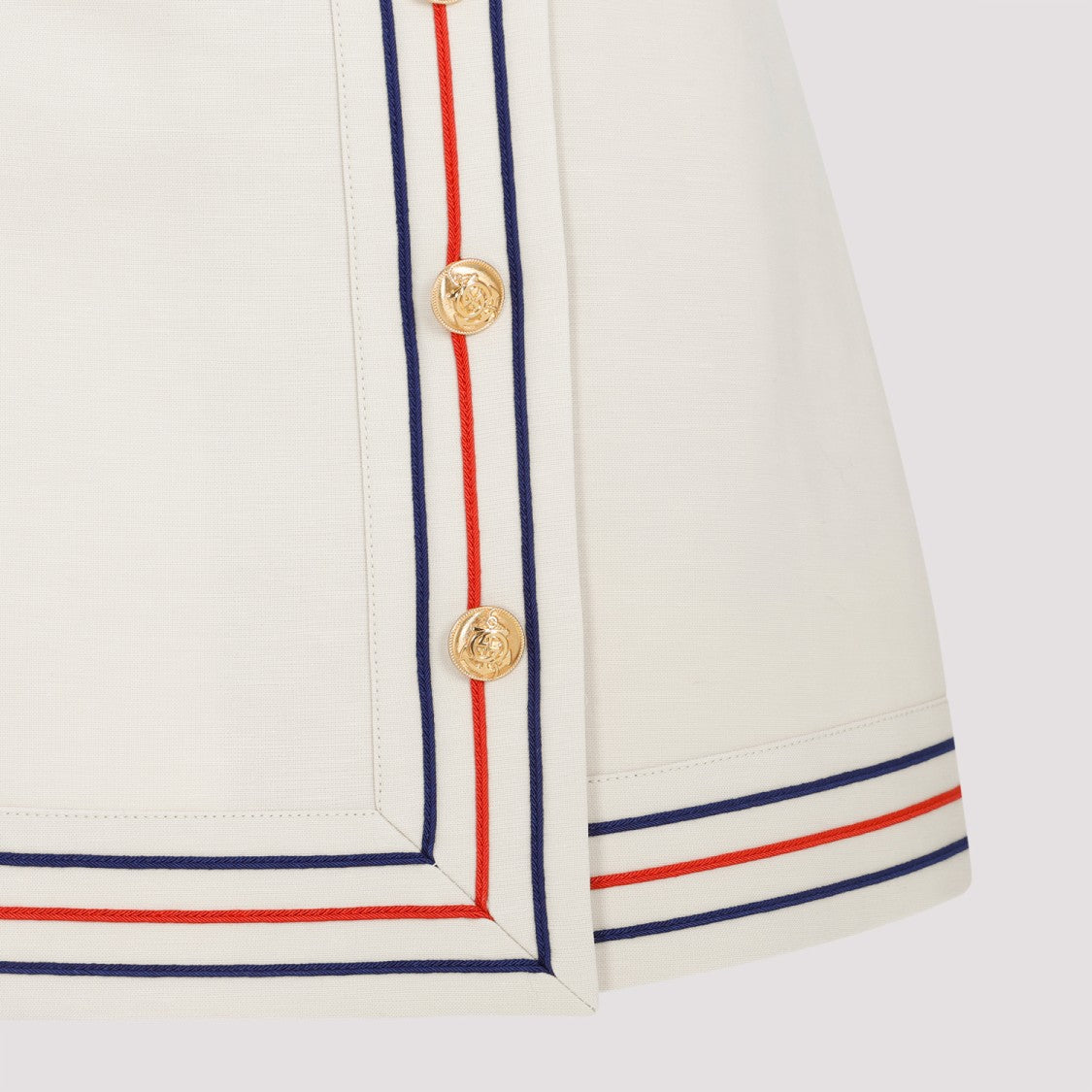Gucci Gardenia Mix Beige Cotton Skirt
