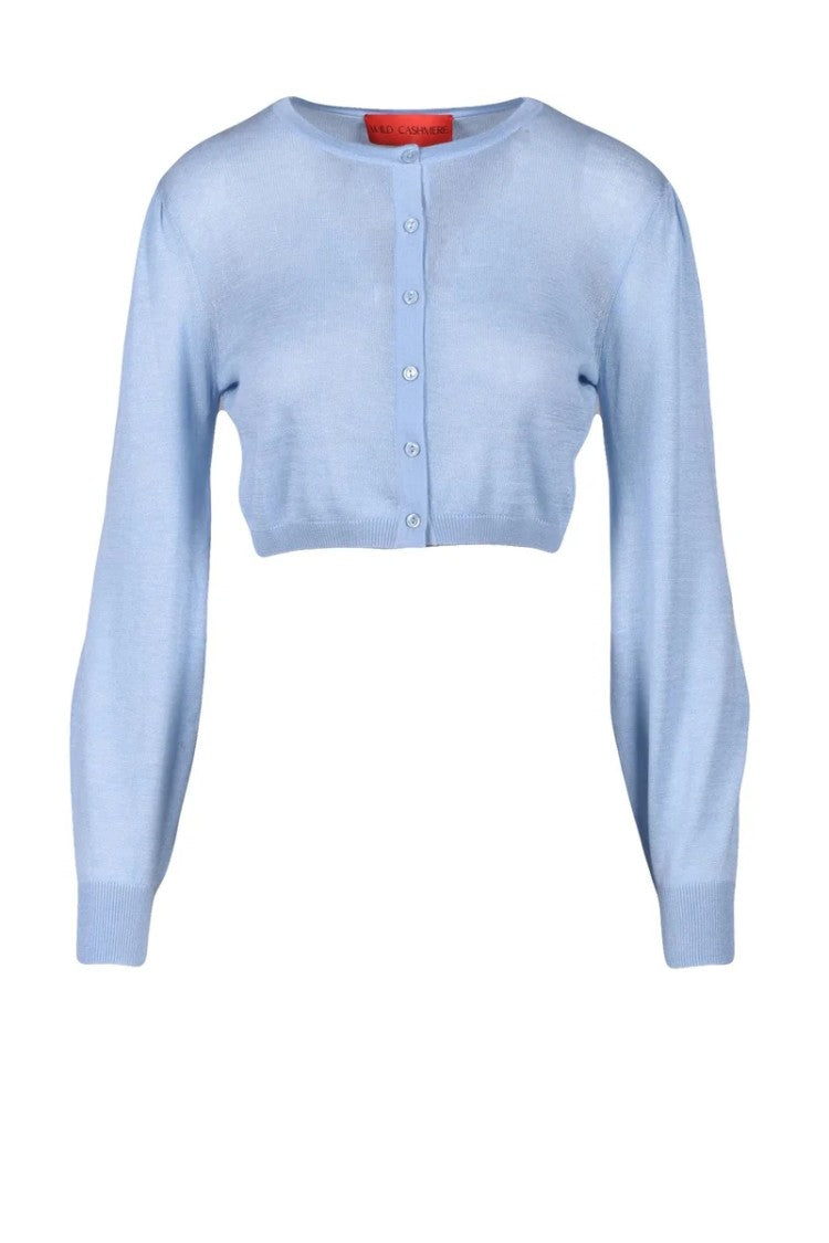Wild Cashmere Cardigan - Light Blue