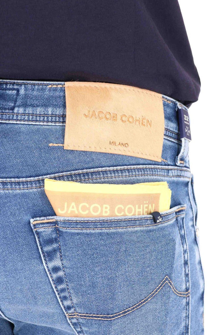 Jacob Cohen Nick Slim Fit Beige Label Jeans