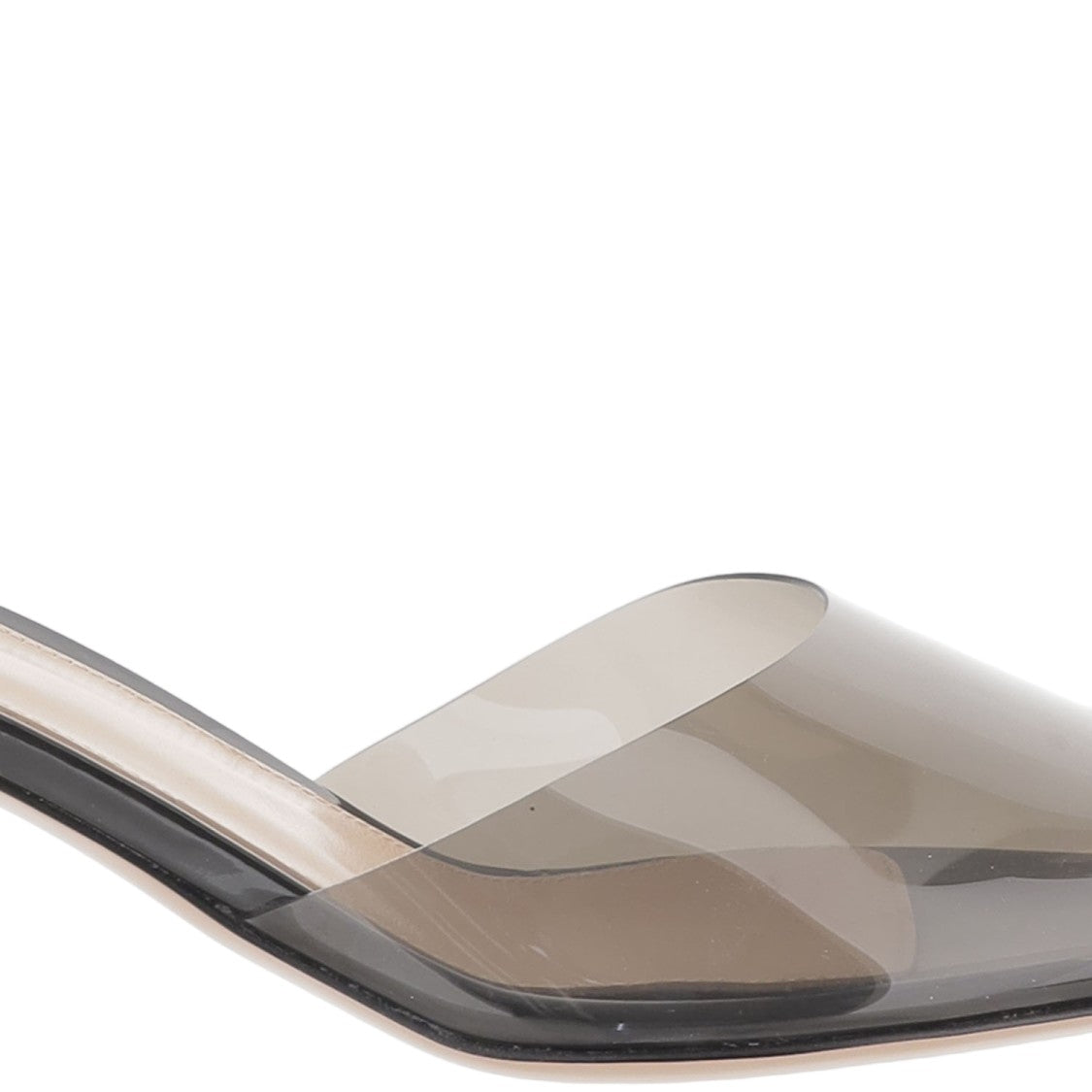 Gianvito Rossi Open-Toe Sandals With Transparent Strap And Pointed Design