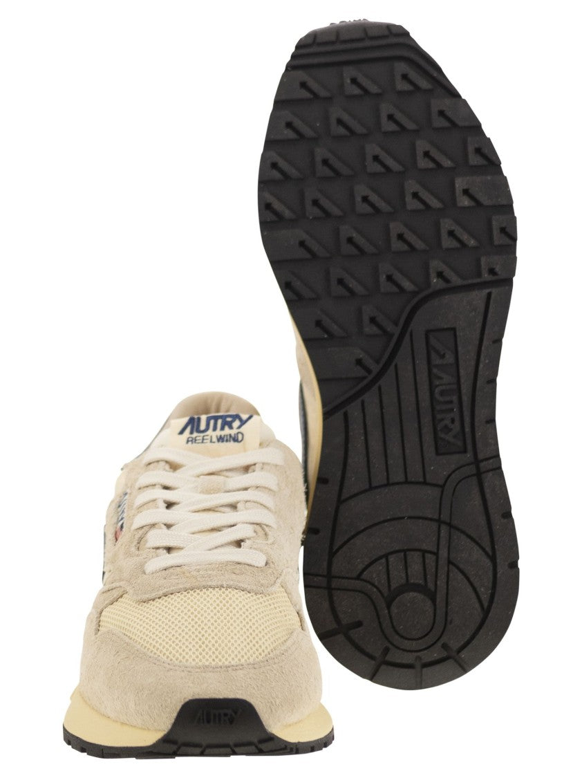 Autry Reelwind - Suede And Technical Textile Trainer