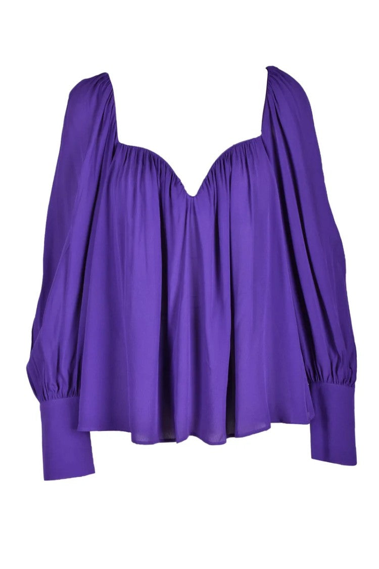 Pinko Fluid Deep Purple Blouse