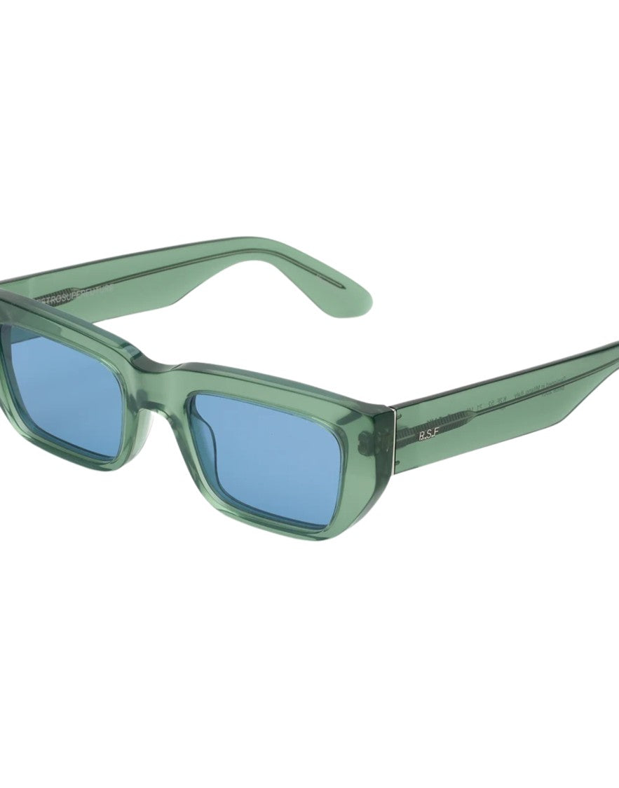 Retrosuperfuture Sunglasses With Sage Green Acetate Frame