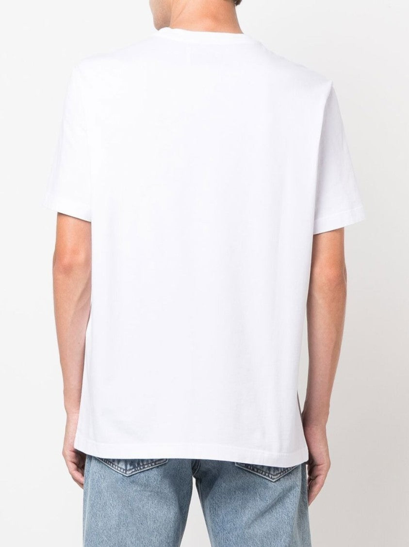 Golden Goose White Silk And Nylon Star T-Shirt
