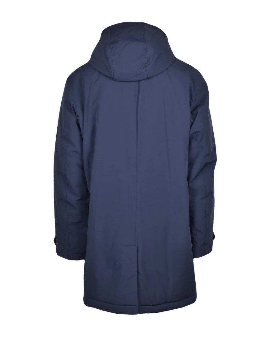 Woolrich Stretch Polyamide-Blend Carcoat