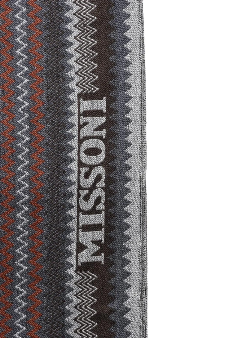 Missoni Grey Wool Scarf