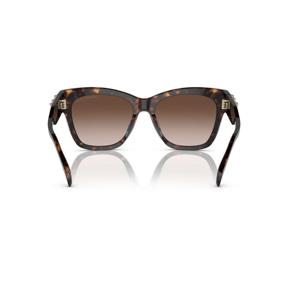Michael Kors 0Mk2182u Oversized Tortoiseshell Acetate Sunglasses With Gold-Logo Temples