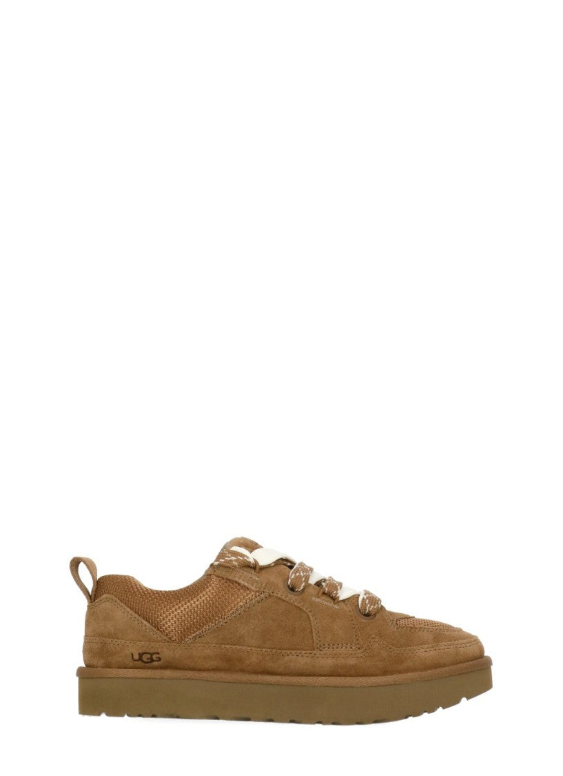 Ugg Brown Lo Lowmel Canvas Sneakers