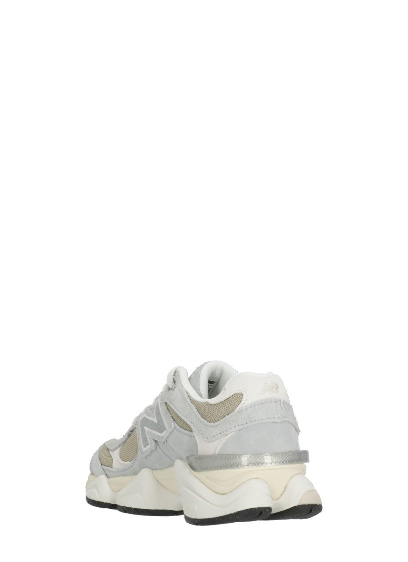 New Balance Grey 9060 Suede-Fabric Sneakers