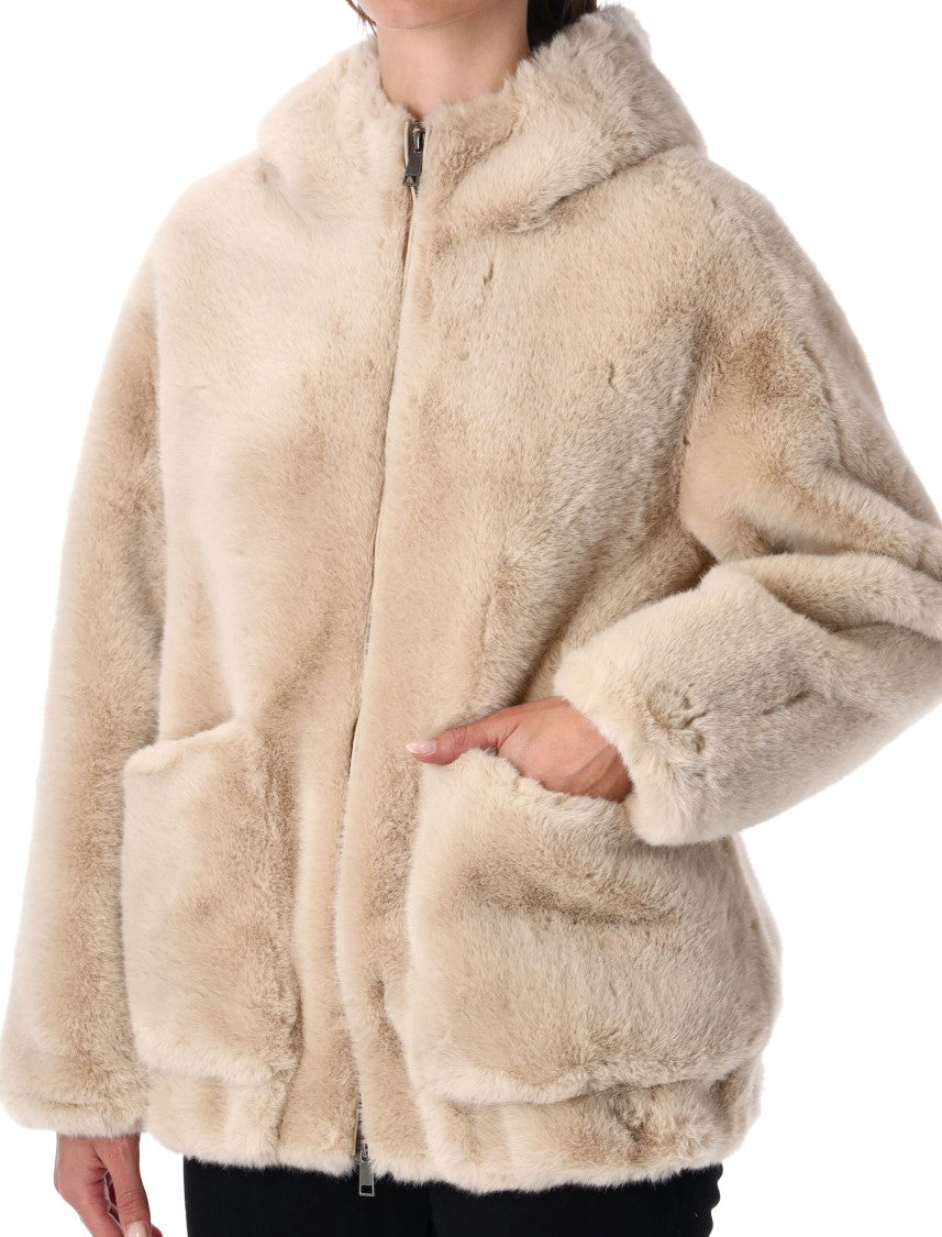 Urbancode Faux Fur Hooded Jacket