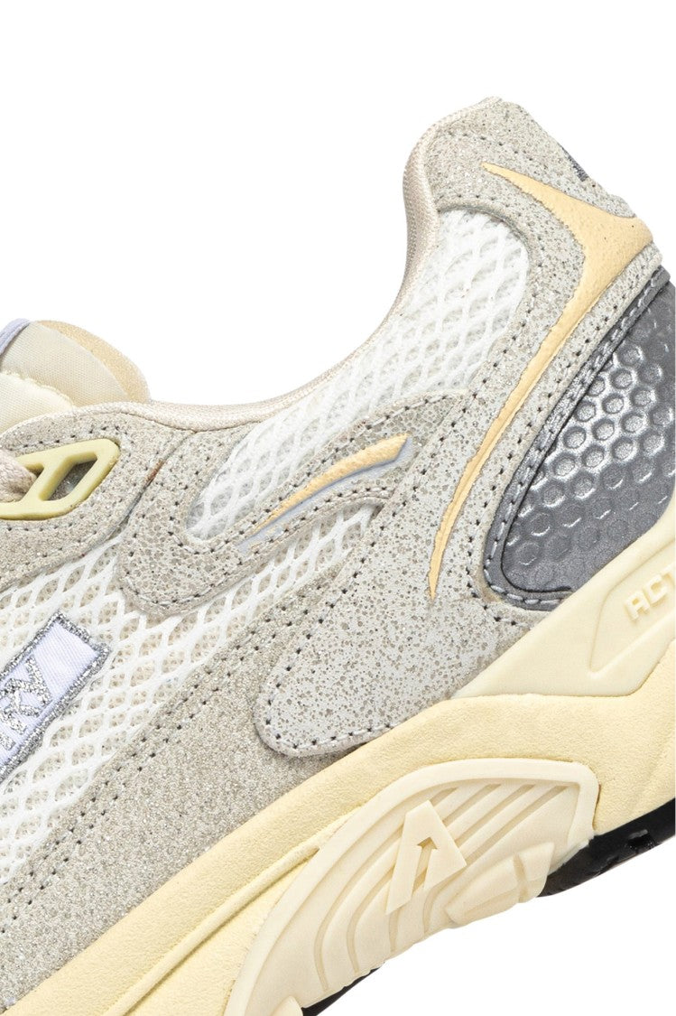Autry White Hyperway Suede Nylon Sneakers